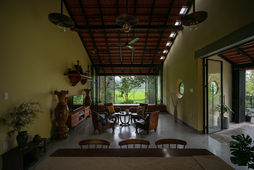 Con trai xây nhà 170 m2 dành tặng cha mẹ: Từng là nhà cấp 4 nay thành "biệt thự" giữa vùng quê  - Ảnh 3.