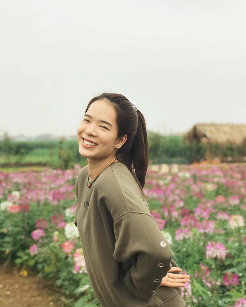 Lê Thanh Thúy có tầm bật nhảy để đập và chắn bóng lên tới 3m