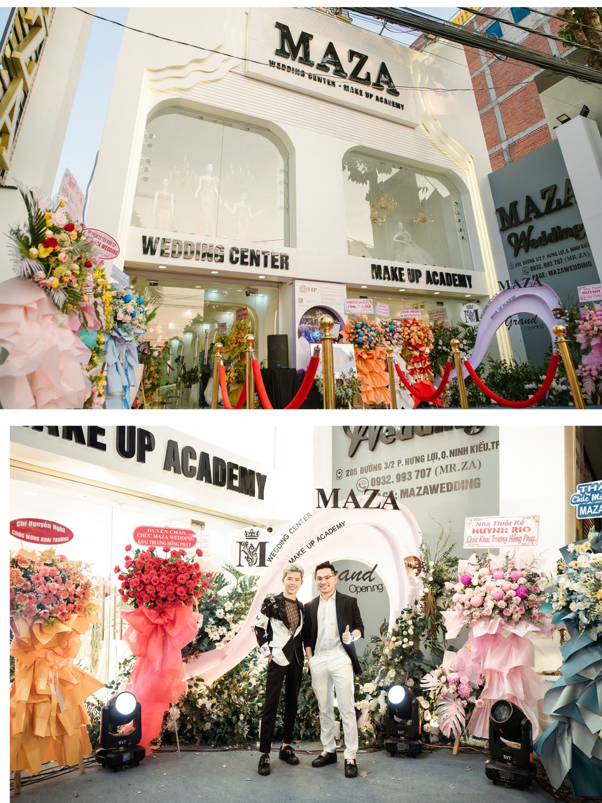 Dàn hoa khôi, người đẹp lộng lẫy dự khai trương Maza Wedding Center - Ảnh 1.