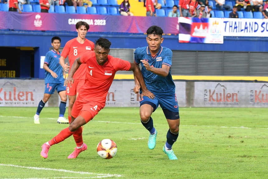 U22 Thái Lan phô diễn sức mạnh trước khi đọ tài U22 Việt Nam - Ảnh 3. U22 Thái Lan phô diễn sức mạnh trước khi đọ tài U22 Việt Nam - Ảnh 3.