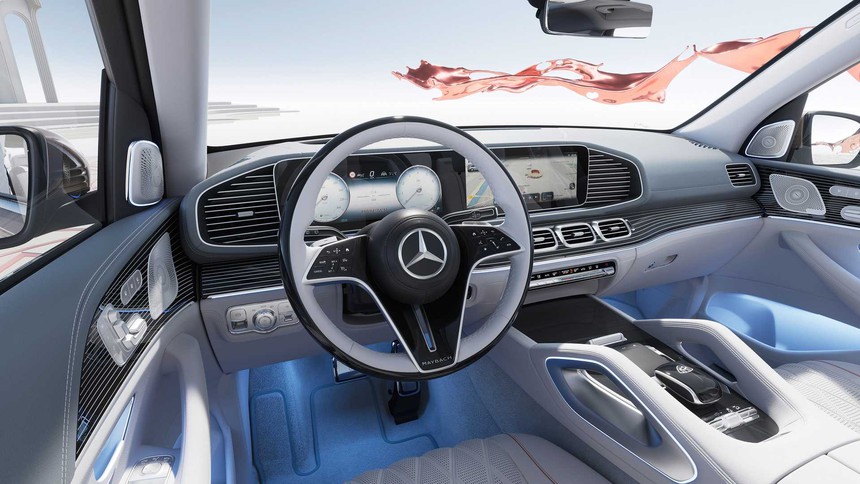 Mercedes-Maybach GLS 600 2024: Thay đổi để đối đầu Rolls-Royce - Ảnh 3.