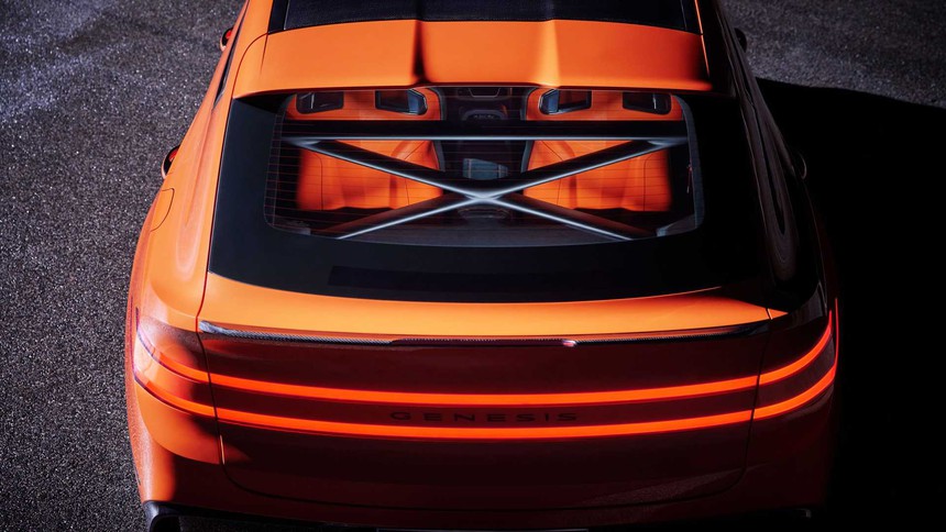 Genesis GV80 Coupe Concept: Mở đường SUV mới đấu BMW X6 - Ảnh 17.