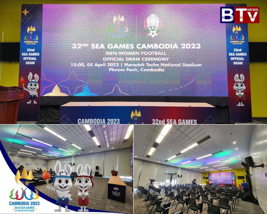 Xem trực tiếp lễ bốc thăm môn bóng đá SEA Games 32 ở đâu? Kênh nào trực tiếp? - Ảnh 2.