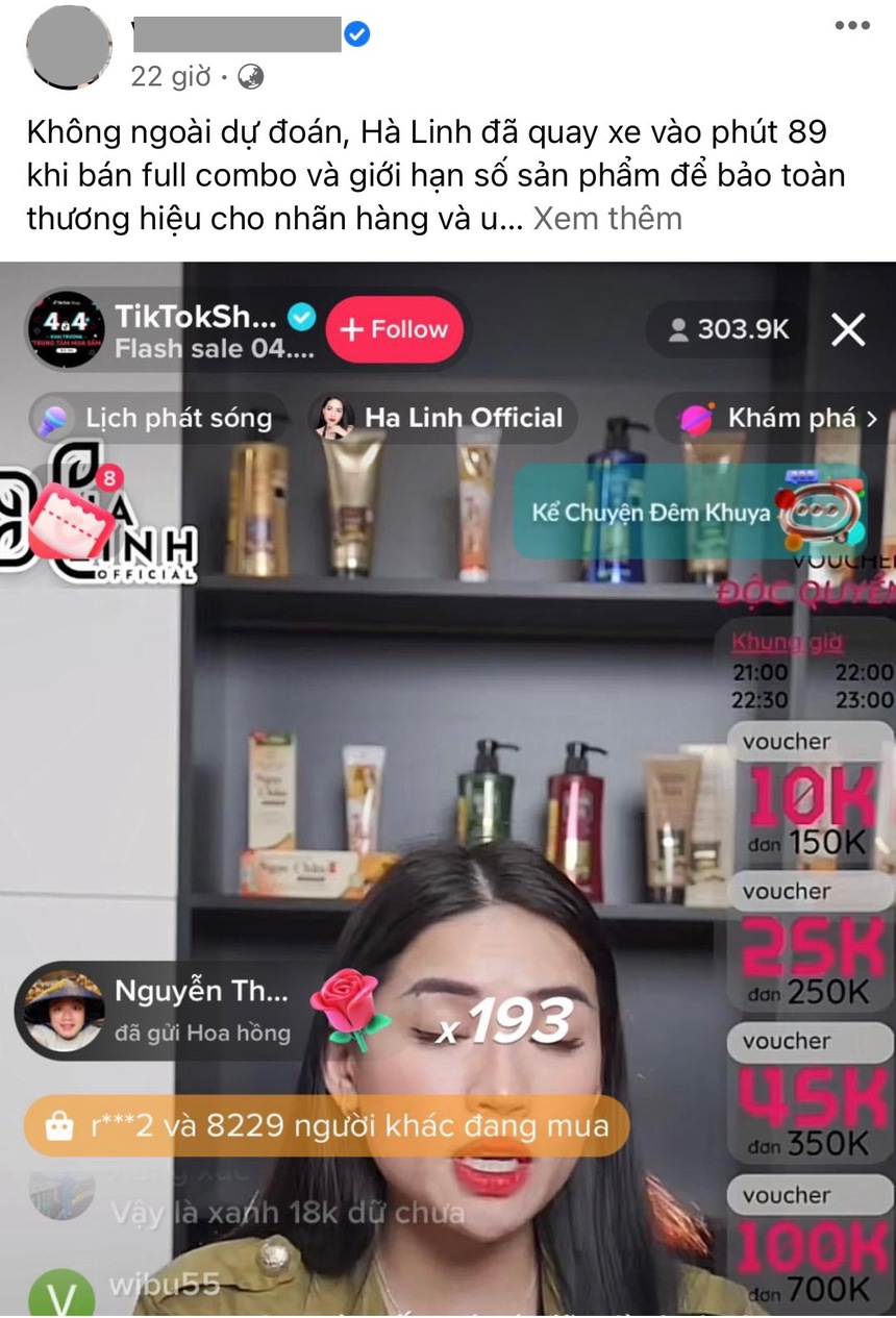 Võ Hà Linh bất ngờ gọi tên một người giữa drama, thẳng thắn khẳng định: Tư duy thất bại! - Ảnh 2.