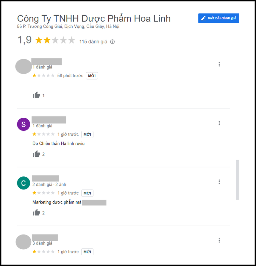 Dược phẩm Hoa Linh hứng "bão" 1 sao vì “chiến thần” Võ Hà Linh - Ảnh 1.