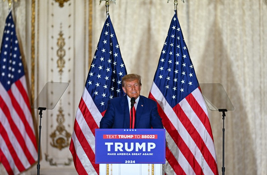 Cựu Tổng thống Mỹ D.Trump lên tiếng sau khi bị truy tố hình sự - Ảnh 1.