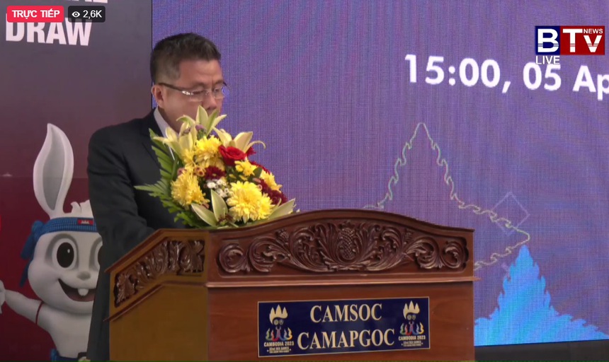 TRỰC TIẾP bốc thăm chia bảng bóng đá SEA Games 32 (15h00 hôm nay) - Ảnh 4.