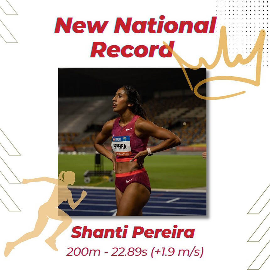 Shanti Pereira- kình địch của Tú Chinh ở SEA Games, lập kỷ lục gây chấn động Đông Nam Á - Ảnh 2. Shanti Pereira- kình địch của Tú Chinh ở SEA Games, lập kỷ lục gây chấn động Đông Nam Á - Ảnh 2.