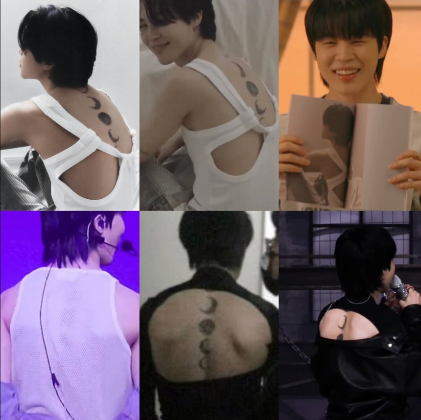 Jimin BTS cuối cùng cũng tiết lộ hình xăm chu kỳ mặt Trăng - Ảnh 4.