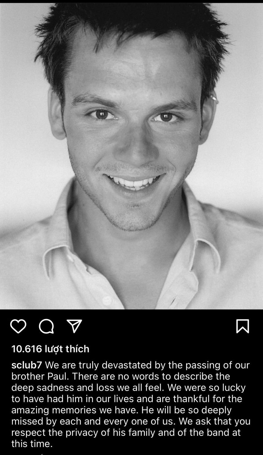 Huyền thoại S Club 7 Paul Cattermole đột ngột qua đời ở tuổi 46 - Ảnh 1. Huyền thoại S Club 7 Paul Cattermole đột ngột qua đời ở tuổi 46 - Ảnh 1.