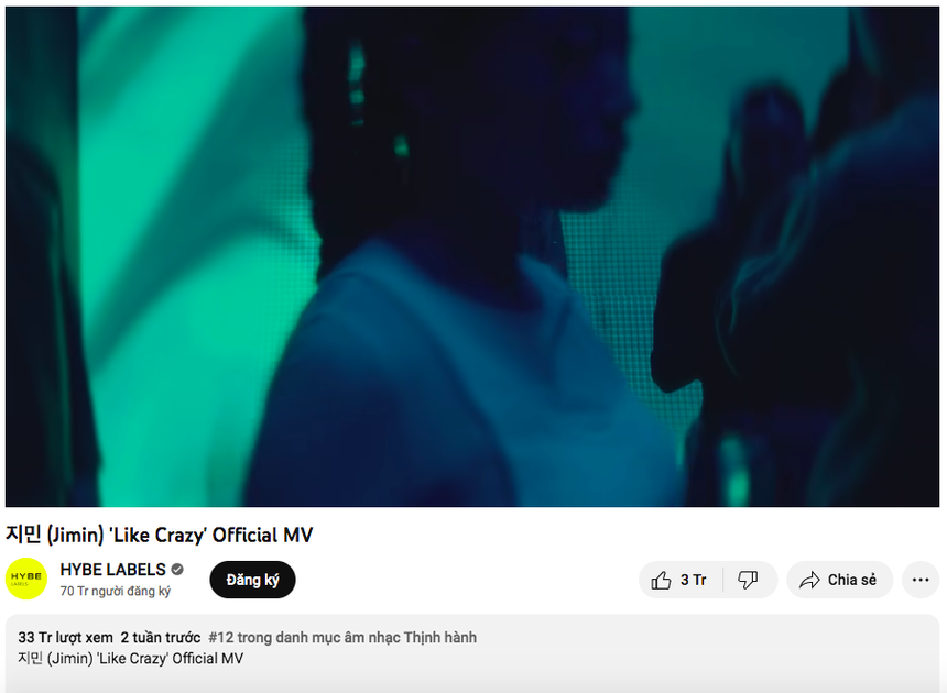 Thành tích solo của Jimin: So với các thành viên BTS đều nhỉnh hơn, thiết lập toàn kỷ lục quốc tế khó vượt qua! - Ảnh 8. Thành tích solo của Jimin: So với các thành viên BTS đều nhỉnh hơn, thiết lập toàn kỷ lục quốc tế khó vượt qua! - Ảnh 8.