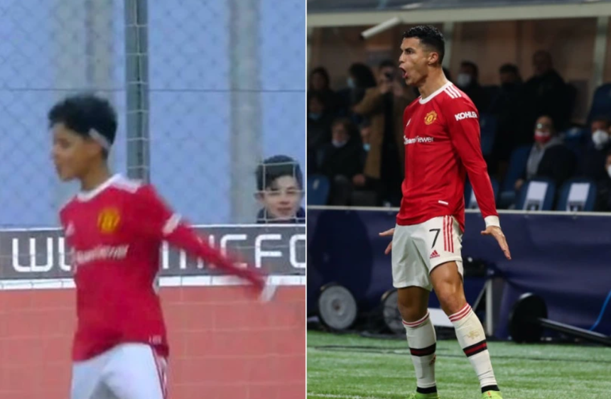 Cậu con cả được đánh giá sẽ vượt mặt Ronaldo: 12 tuổi đã cao 1m55, ra sân là ghi bàn liên tục - Ảnh 3.