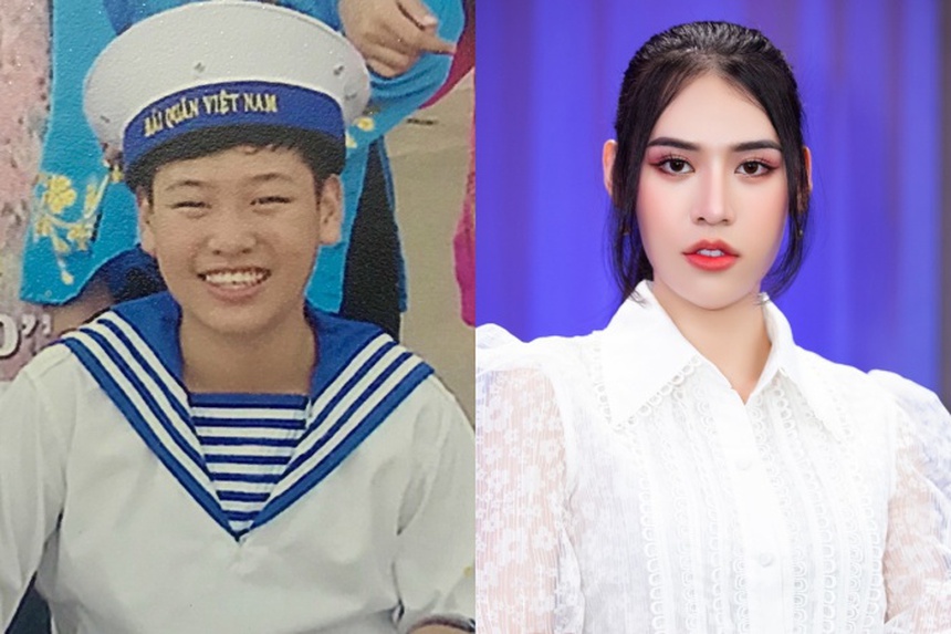 Nhan sắc 'lột xác' ngoạn mục của Dịu Thảo - Tân Hoa hậu Chuyển giới: Từ cậu bé khôi ngô đến mỹ nhân nóng bỏng - Ảnh 3.