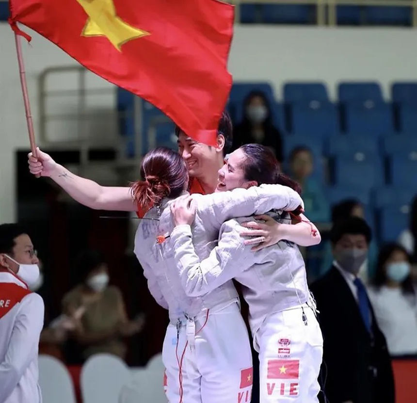 Ngây ngất trước nhan sắc của nữ kiếm thủ từng giành HCV SEA Games - Ảnh 4.