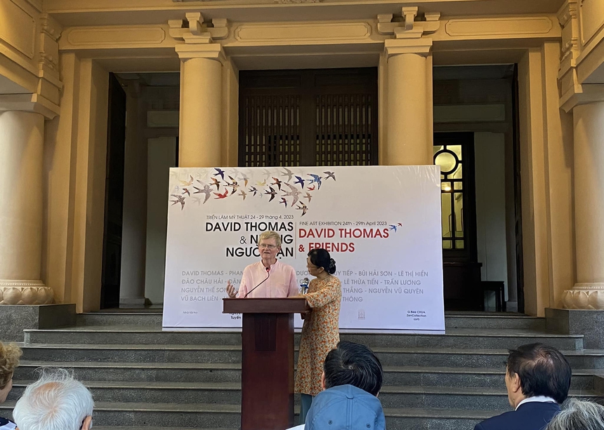 Họa sĩ David Thomas: 'Tôi thích được gọi là sứ giả hòa bình bằng nghệ thuật' - Ảnh 2.