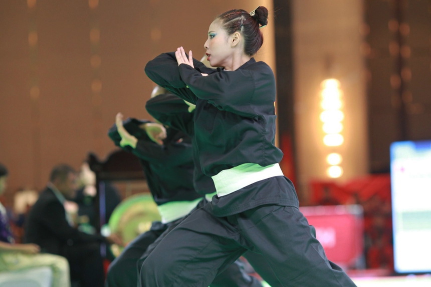 Nữ võ sĩ Việt Nam gây xao xuyến tại SEA Games với nhan sắc dễ thương, cuốn hút khán giả - Ảnh 2. Nữ võ sĩ Việt Nam gây xao xuyến tại SEA Games với nhan sắc dễ thương, cuốn hút khán giả - Ảnh 2.