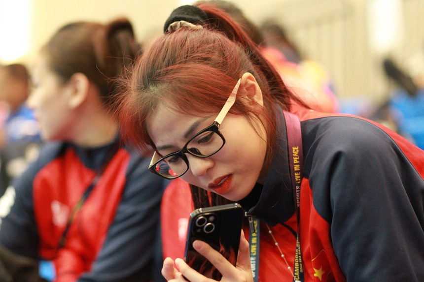 Nữ võ sĩ Việt Nam gây xao xuyến tại SEA Games với nhan sắc dễ thương, cuốn hút khán giả - Ảnh 6. Nữ võ sĩ Việt Nam gây xao xuyến tại SEA Games với nhan sắc dễ thương, cuốn hút khán giả - Ảnh 6.