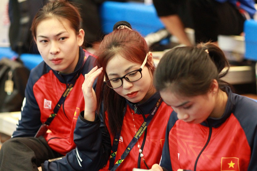 Nữ võ sĩ Việt Nam gây xao xuyến tại SEA Games với nhan sắc dễ thương, cuốn hút khán giả - Ảnh 5. Nữ võ sĩ Việt Nam gây xao xuyến tại SEA Games với nhan sắc dễ thương, cuốn hút khán giả - Ảnh 5.