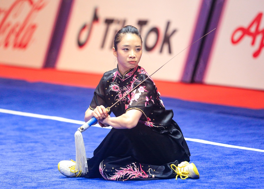 'Nữ hoàng wushu' Dương Thuý Vi đón sinh nhật tuổi 30 với tấm HCV SEA Games 32 - Ảnh 8. 'Nữ hoàng wushu' Dương Thuý Vi đón sinh nhật tuổi 30 với tấm HCV SEA Games 32 - Ảnh 8.