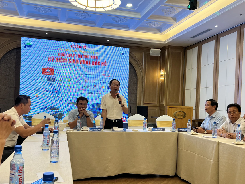 Hơn 240 tay golf dự Giải Golf thường niên kỷ niệm sinh nhật Bác Hồ - Ảnh 1. Hơn 240 tay golf dự Giải Golf thường niên kỷ niệm sinh nhật Bác Hồ - Ảnh 1.