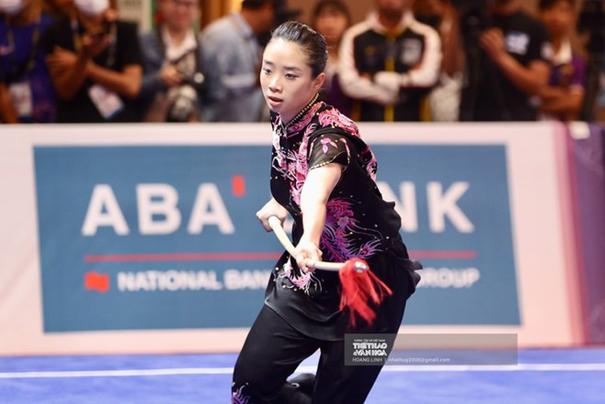 Hot girl wushu Dương Thúy Vi đón sinh nhật bằng HCV SEA Games - Ảnh 2.