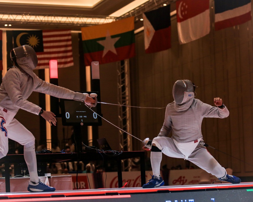 'Hotboy' đấu kiếm Vũ Thành An thất vọng tuột HCV, kiếm thủ Thái Lan oà khóc vì thắng Việt Nam - Ảnh 10.