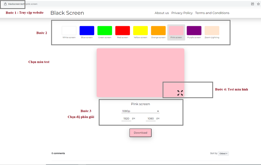 Cách test màn hình cũ và mới chuẩn như chuyên gia với Blackscreen.tech - Ảnh 2.