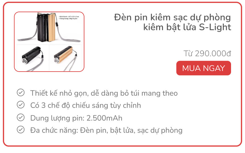 Chấp hết trời nóng lẫn mất điện với 3 món tích điện nhà nào cũng cần, giá từ 290.000đ - Ảnh 9.