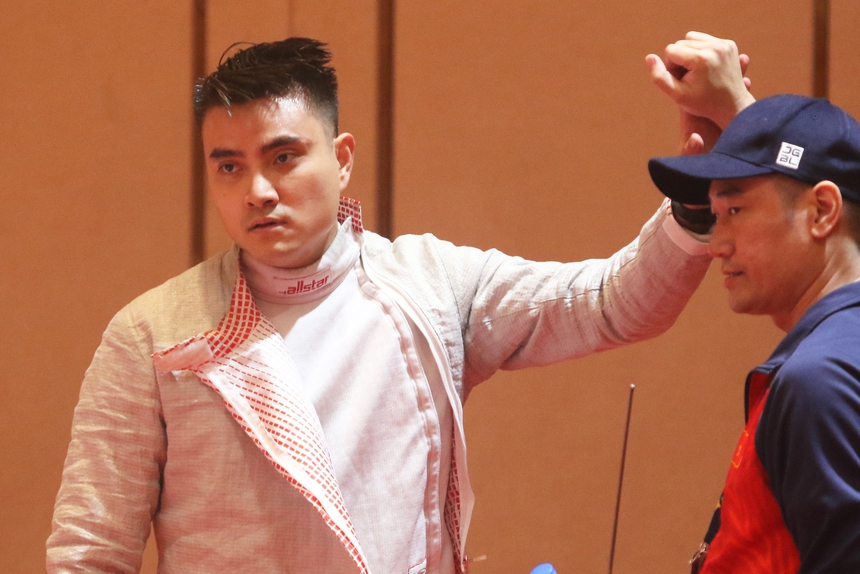 VĐV Việt Nam mất HCV trong tức tưởi, HLV thốt lên: 'Trọng tài quá thiên vị cho Thái Lan' - Ảnh 1.