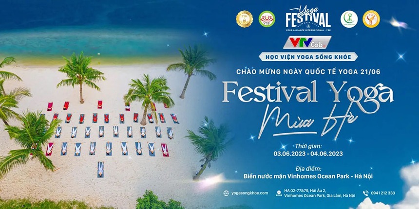 500 người đồng diễn Yoga chào mặt trời tại Festival Yoga Mùa Hè - Ảnh 1.