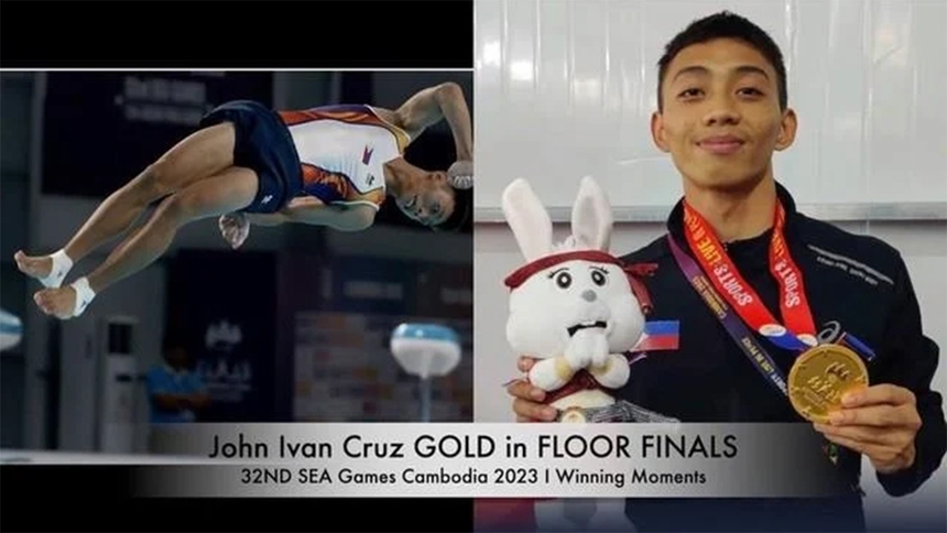 Giành HCV SEA Games 32, VĐV Philippines bật khóc vì đã có tiền cho 6 người em đi học - Ảnh 2.