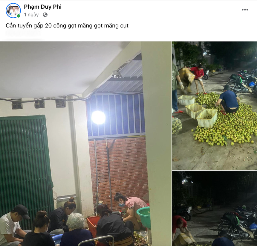 “Năm tam tai” của măng cụt nhưng là cơ hội kiếm tiền bất ngờ của nhiều người: Thu nhập 600k/ngày, ngồi lột vỏ cả ngày không biết chán - Ảnh 4.