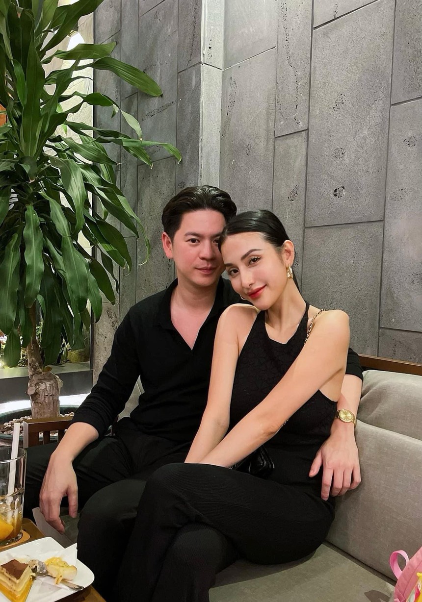 Mai Hồ khoe nhan sắc rạng rỡ nhưng bị chồng Việt kiều chiếm spotlight với visual nét căng - Ảnh 2.