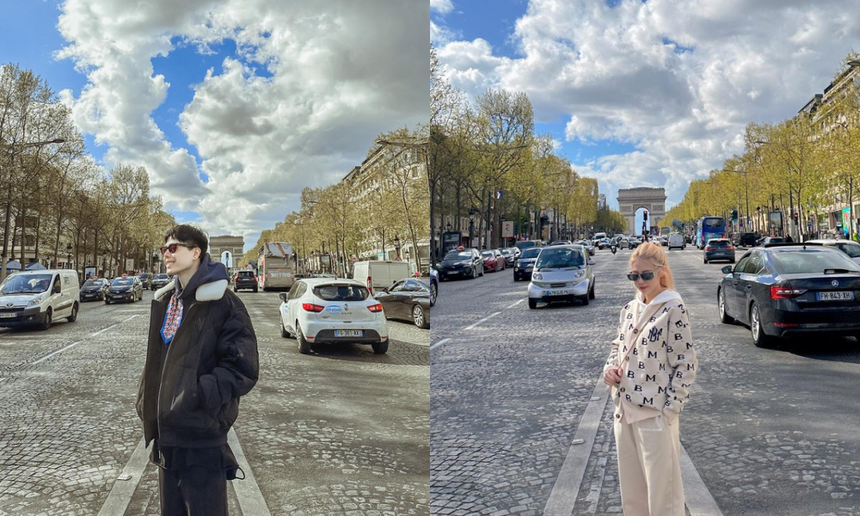 Cặp đôi Vbiz cùng đi du lịch Châu Âu, xem nhau là tri kỷ sau chia tay nay đã 'cạch mặt'? - Ảnh 3. Cặp đôi Vbiz cùng đi du lịch Châu Âu, xem nhau là tri kỷ sau chia tay nay đã 'cạch mặt'? - Ảnh 3.