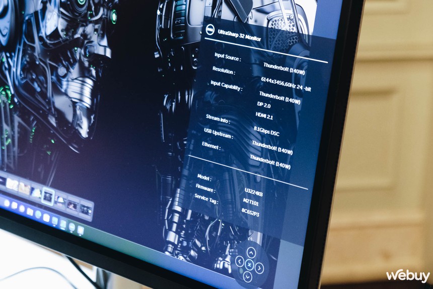 Cận cảnh màn hình Dell UltraSharp 6K U3224KB: Nhiều trang bị đến Apple cũng phải "chào thua” mà giá chỉ bằng 1/2 - Ảnh 1.