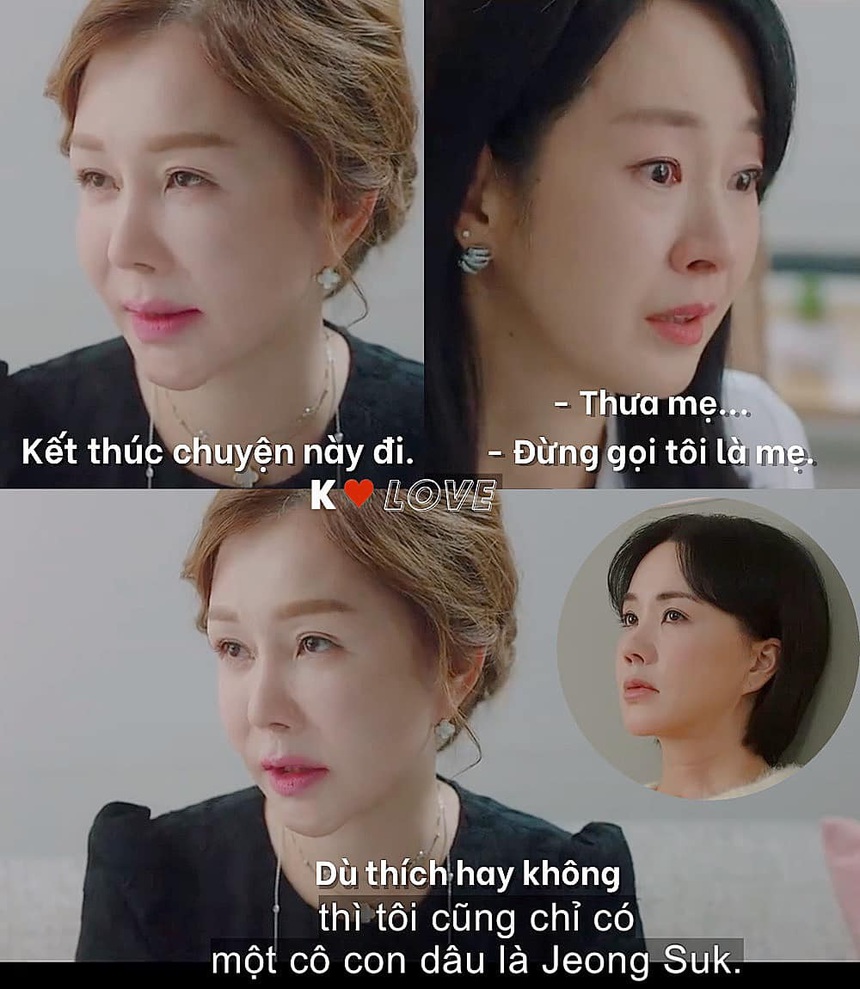 Mẹ chồng có 1-0-2 trong Bác sĩ Cha: Bình thường "sống lỗi" với con dâu nhưng đi “dằn mặt” tiểu tam chỉ mất 1 phút 40 giây - Ảnh 6.