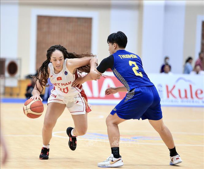 Ngôi sao dự WNBA Draft tỏa sáng, ĐT bóng rổ nữ Việt Nam vẫn không có huy chương nội dung 5x5 - Ảnh 2. Ngôi sao dự WNBA Draft tỏa sáng, ĐT bóng rổ nữ Việt Nam vẫn không có huy chương nội dung 5x5 - Ảnh 2.