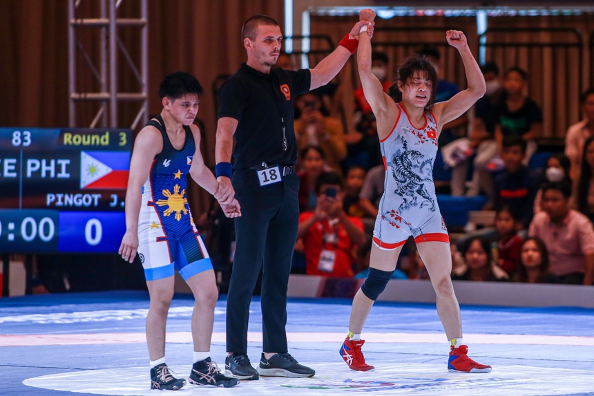 Hạ đo ván Thái Lan và Campuchia với kịch bản ‘kinh hoàng’, đội võ Việt Nam ẵm trọn bộ HCV SEA Games - Ảnh 3.