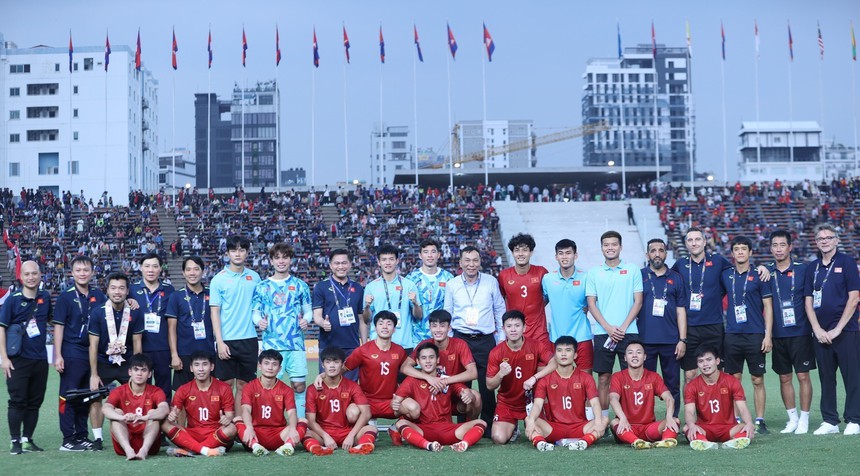 HLV Trần Công Minh: “Quan trọng là sự thể hiện của cầu thủ U22” - Ảnh 1.