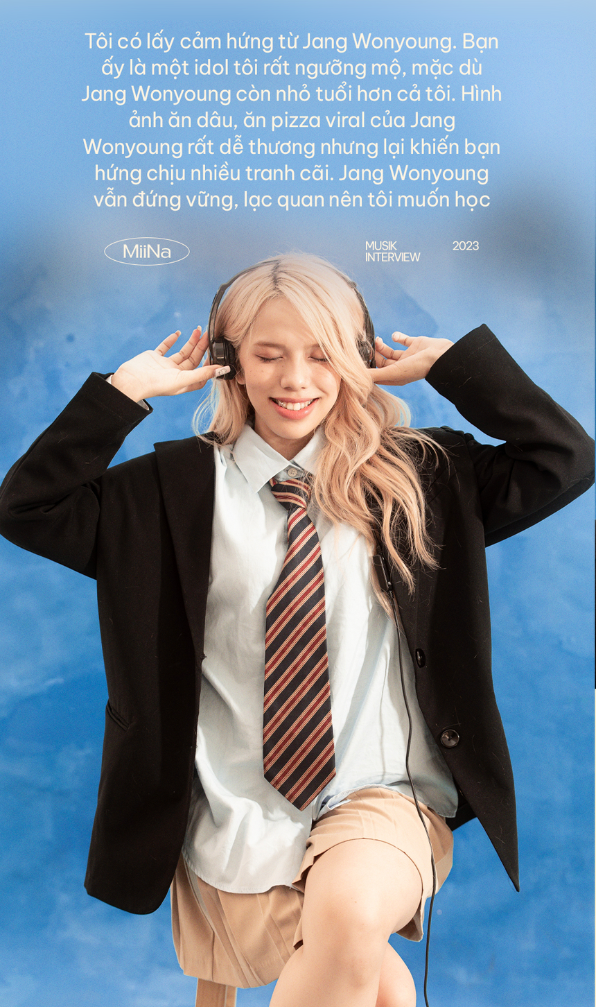 Tân binh MiiNa: “Jang Wonyoung (IVE) là cảm hứng, AMEE là động lực giúp tôi theo đuổi âm nhạc”  - Ảnh 5.