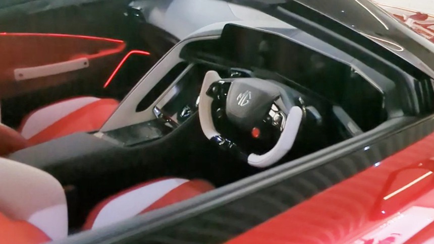 Ảnh thực tế bản thành phẩm Cyberster - xe thể thao giá rẻ sắp mở bán từ MG - Ảnh 5.