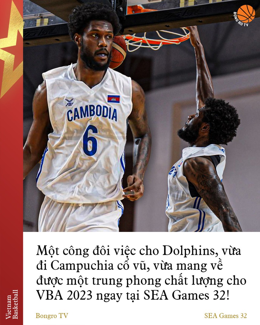 CLB bóng rổ Việt Nam ký kết hợp đồng với cầu thủ Campuchia ngay tại SEA Games 32 - Ảnh 2.