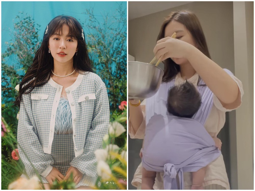 Dàn hot girl xả vai khi có con: “Nữ thần” MXH có cân được combo mặt mộc - đầu bù - tóc rối? - Ảnh 3.