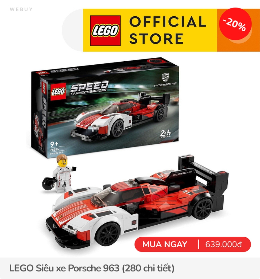 5 bộ LEGO siêu xe thích hợp làm quà 1/6 giảm sâu duy nhất 18/5, bố sắm ngay về cùng con chơi vui - Ảnh 1.