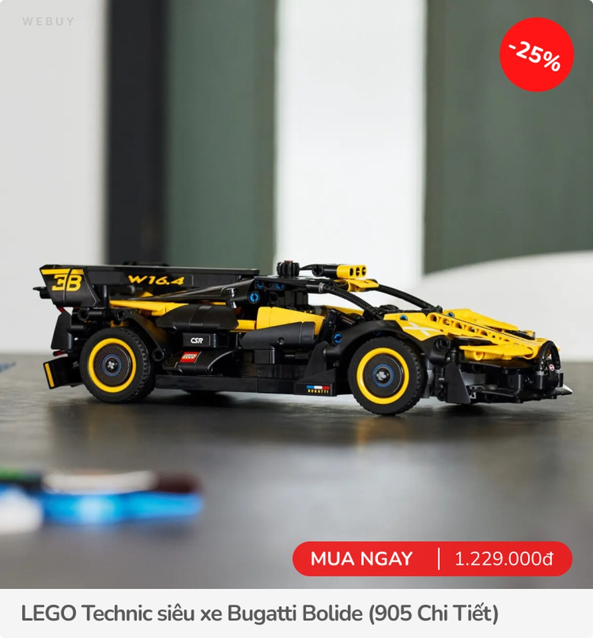 5 bộ LEGO siêu xe thích hợp làm quà 1/6 giảm sâu duy nhất 18/5, bố sắm ngay về cùng con chơi vui - Ảnh 2.