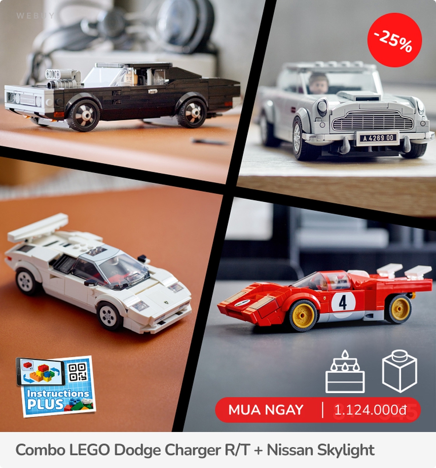 5 bộ LEGO siêu xe thích hợp làm quà 1/6 giảm sâu duy nhất 18/5, bố sắm ngay về cùng con chơi vui - Ảnh 4.