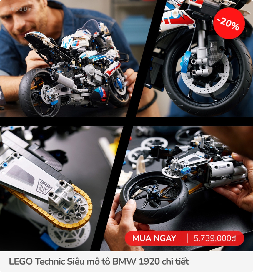 5 bộ LEGO siêu xe thích hợp làm quà 1/6 giảm sâu duy nhất 18/5, bố sắm ngay về cùng con chơi vui - Ảnh 5.