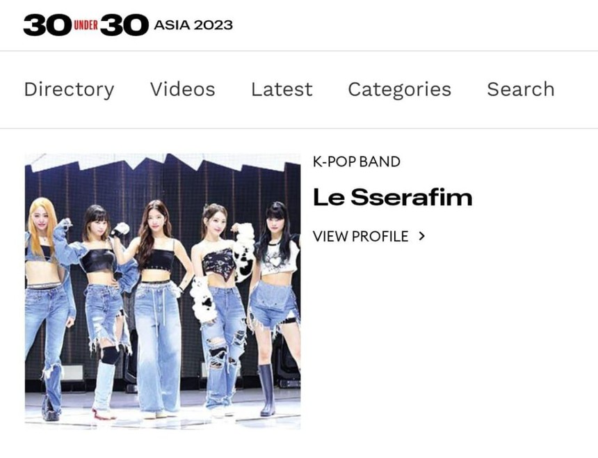 LE SSERAFIM, NewJeans xuất hiện trong 'Forbes 30 Under 30 Asia Class of 2023' - Ảnh 2.