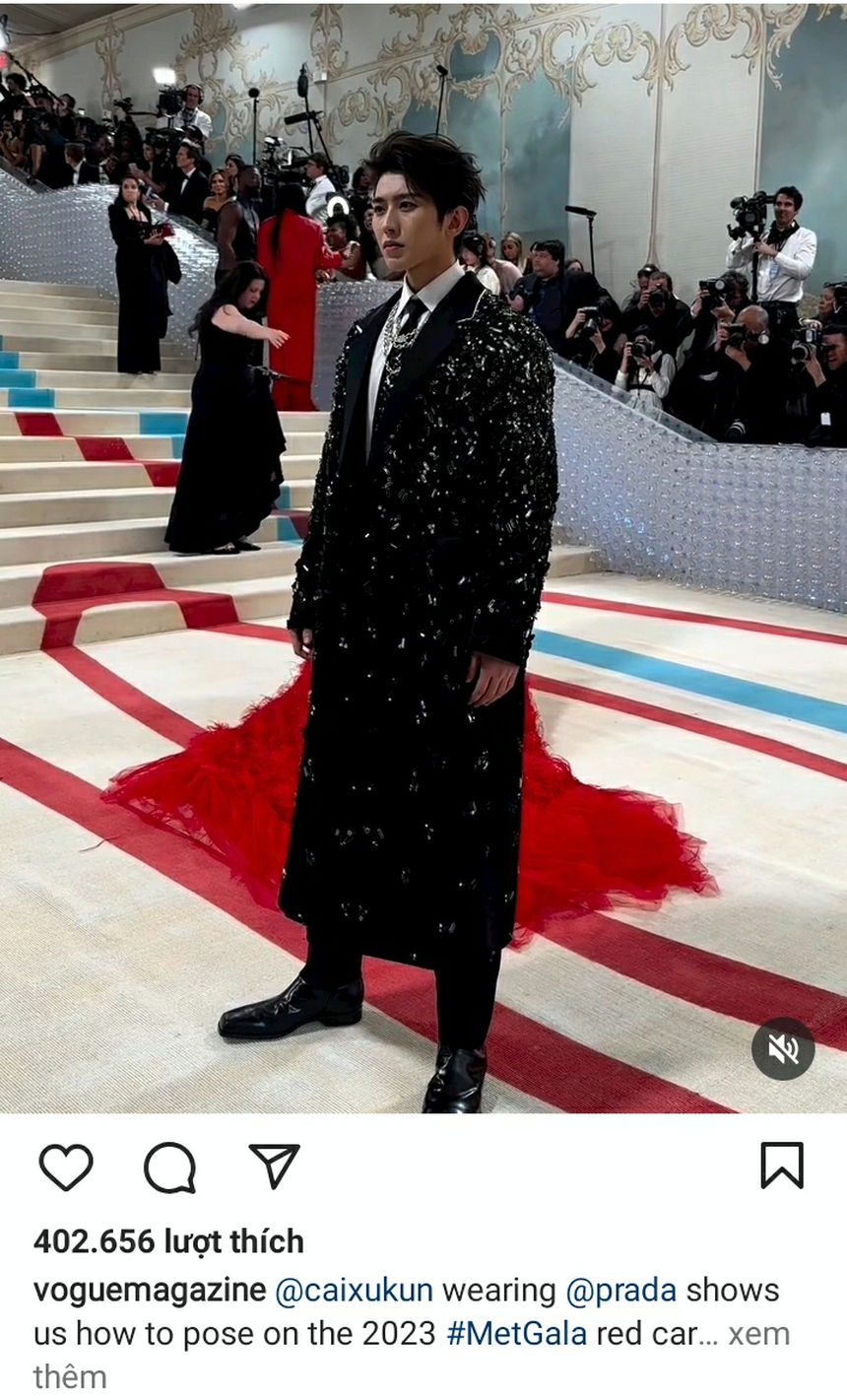 Drama tại Met Gala 2023: Tạp chí Vogue dính nghi vấn phân biệt chủng tộc vì làm điều này với 2 nam thần Thái Từ Khôn và Jackson (GOT7) - Ảnh 3.