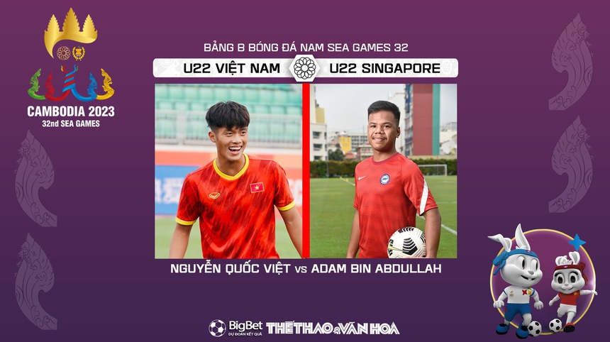 Nhận định Việt Nam vs U22 Singapore (16h00, 3/5), soi kèo bóng đá SEA Games 32 - Ảnh 5. Nhận định Việt Nam vs U22 Singapore (16h00, 3/5), soi kèo bóng đá SEA Games 32 - Ảnh 5.